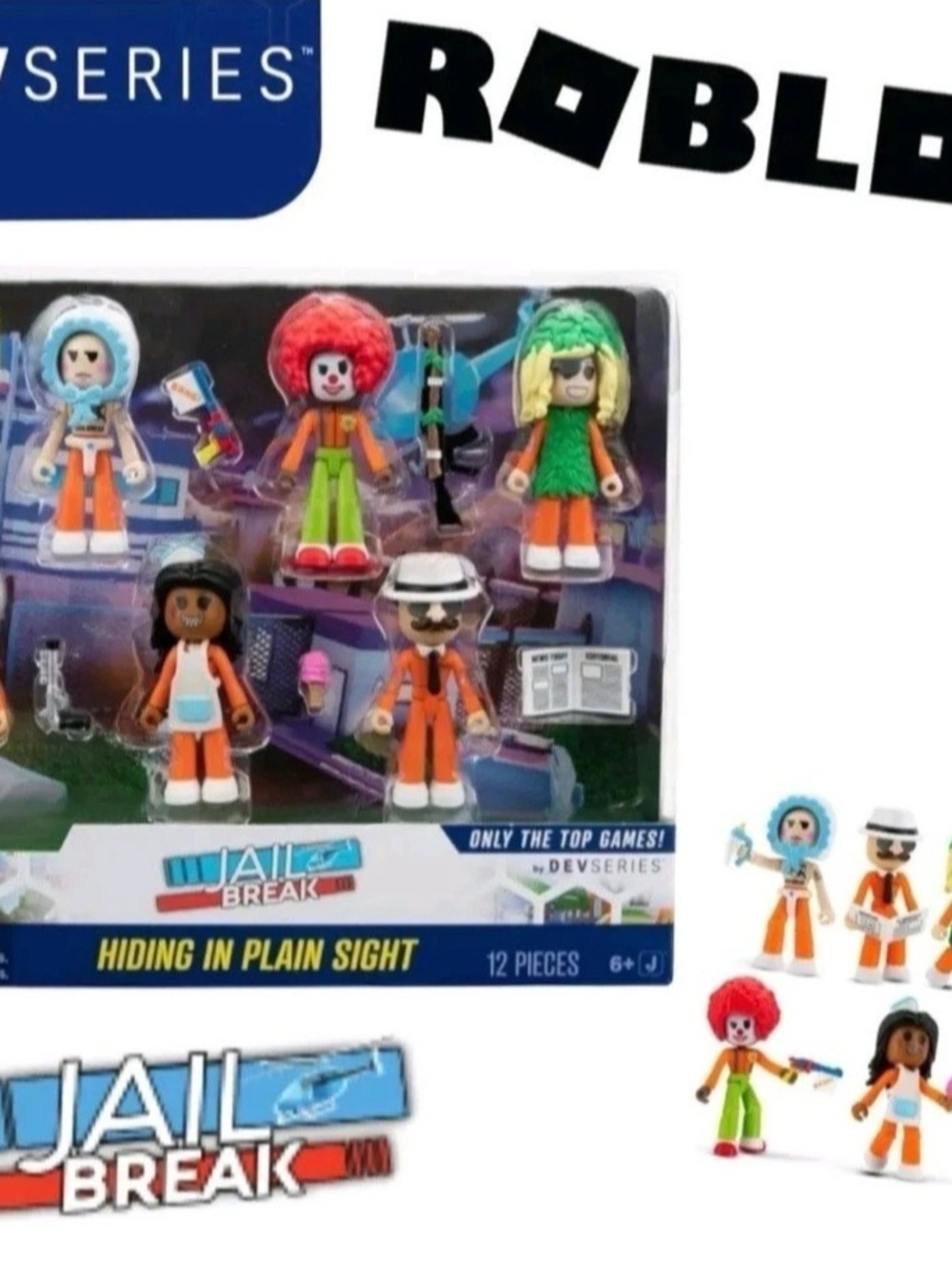 DEVseries Jailbreak: Hiding in Plain Sight Multipack 6-Figure Set